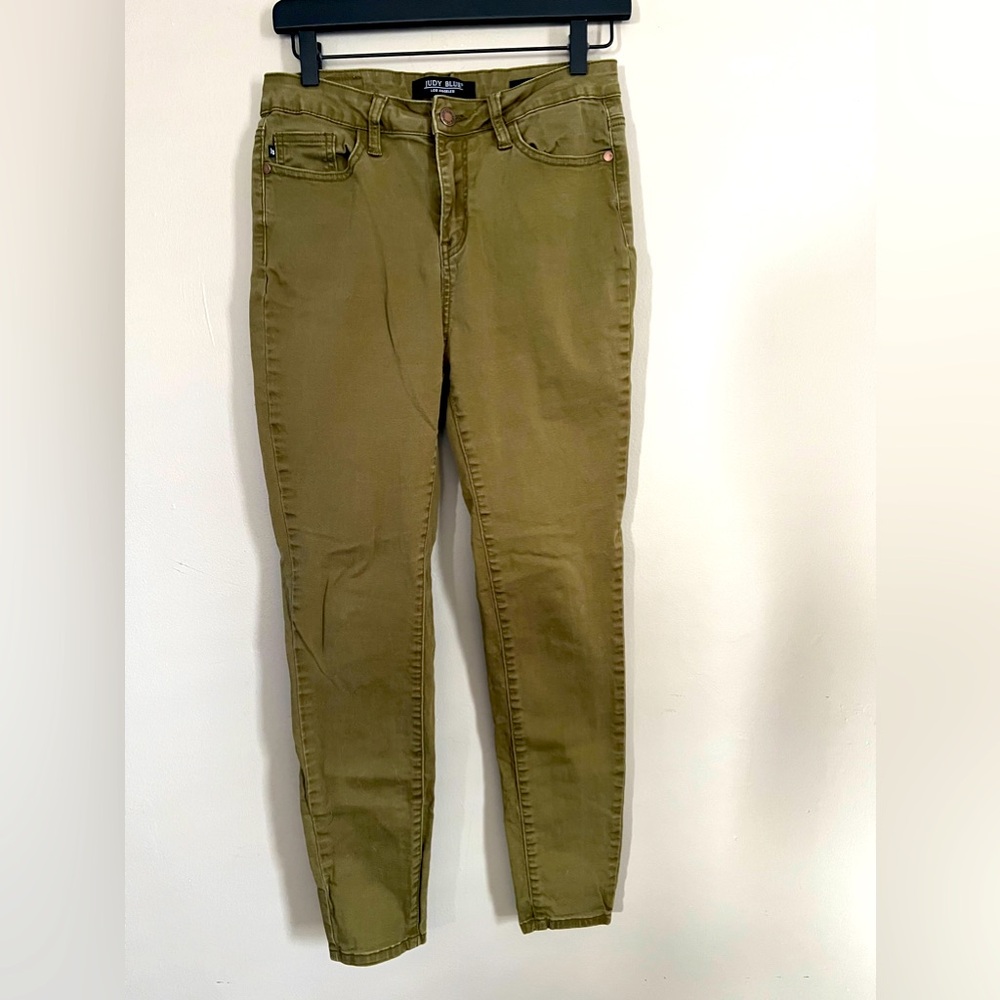 Judy Blue olive green Skinny fit jeans Size 9/29